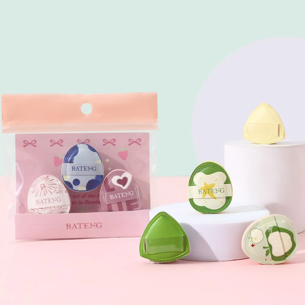 PU Skin Feel Thumb Powder Puff