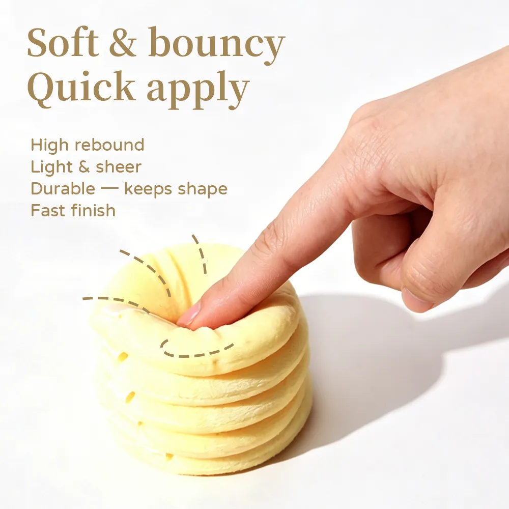 7pcs Round Loose Powder Puff detail image 2