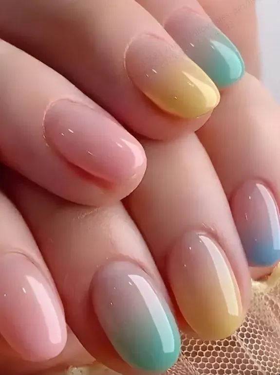 24PCS Pink Gradient Press detail image 2