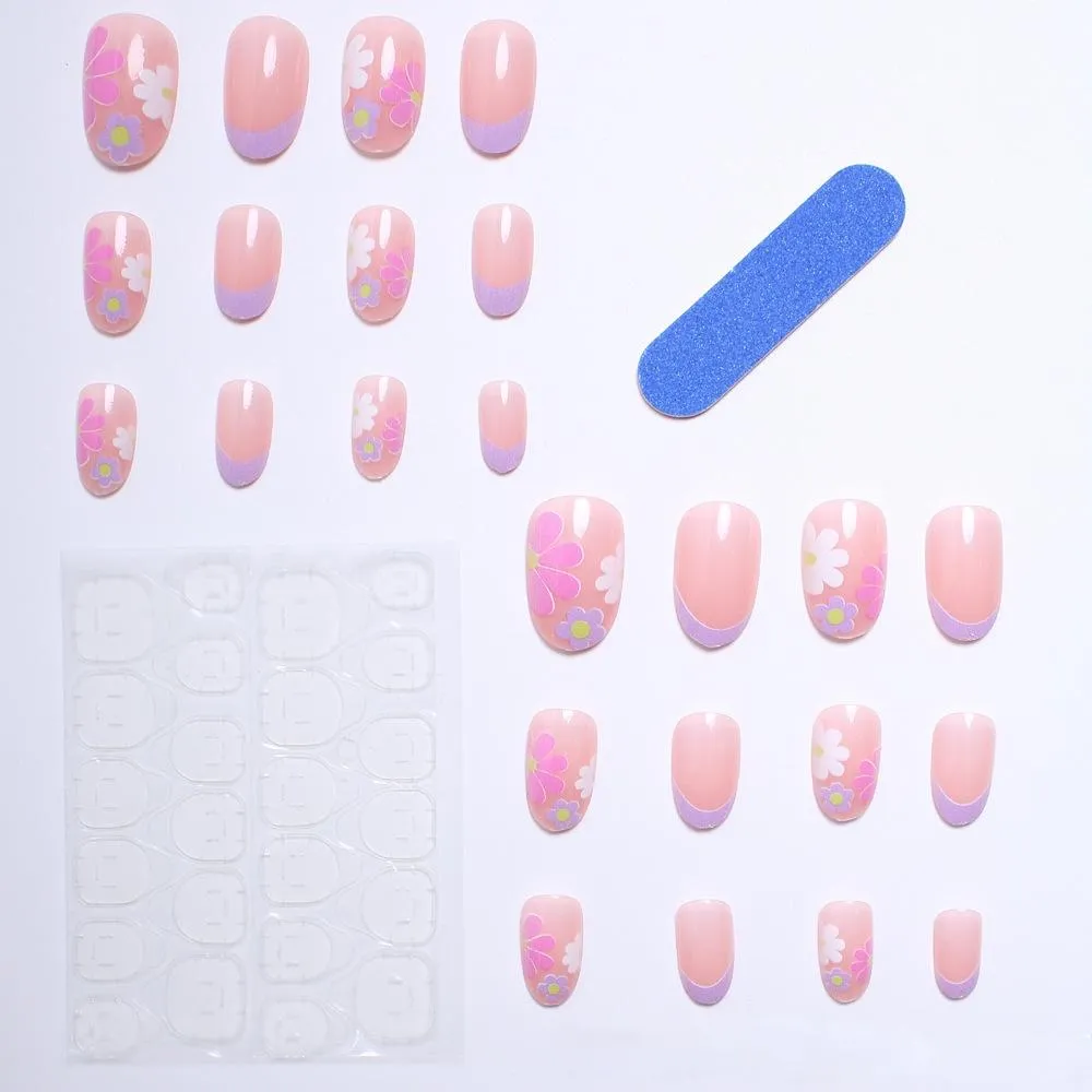 24PCS Purple French Tip Press detail image