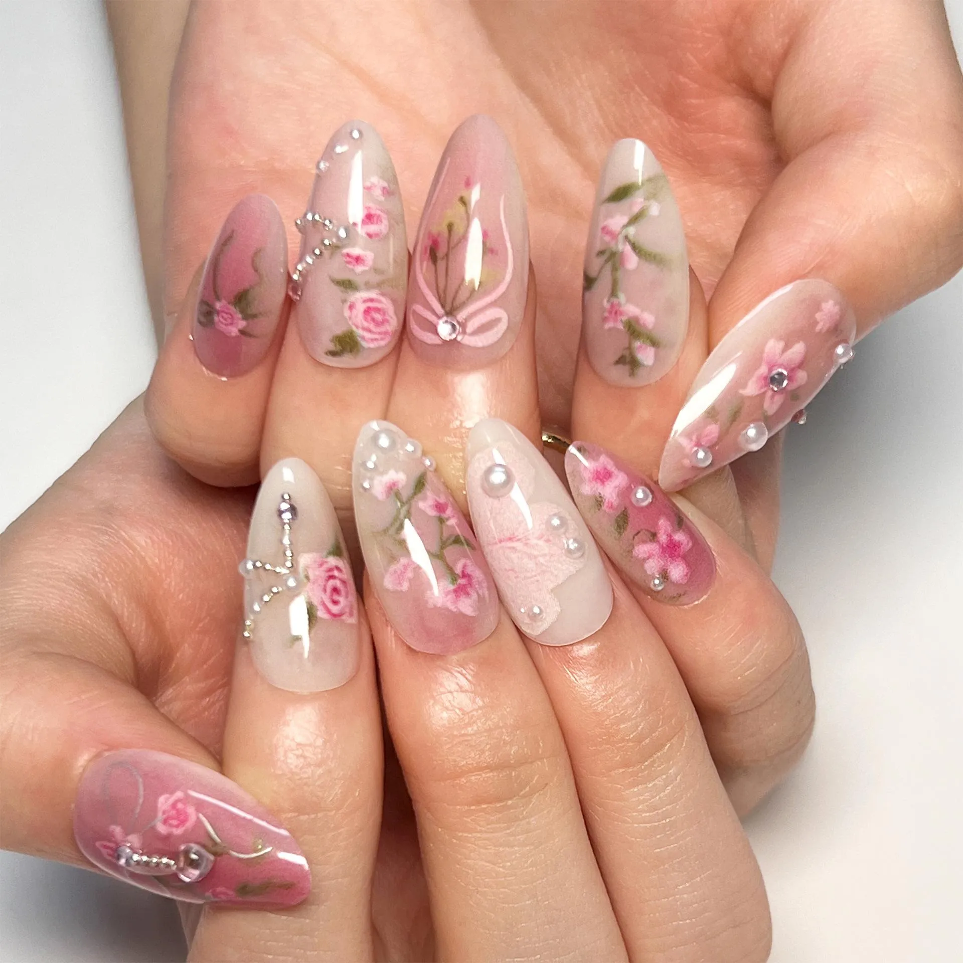 24PCS Peach Blossom Press detail image