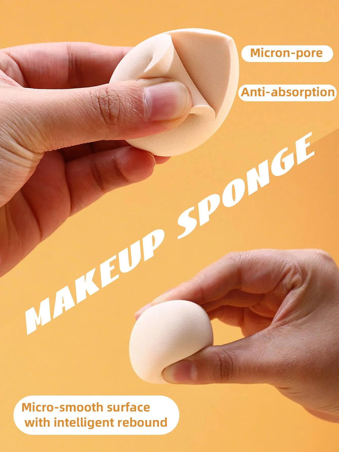 1PC Cat Paw Design Makeup Sponge with UFO Travel Case detail image 7