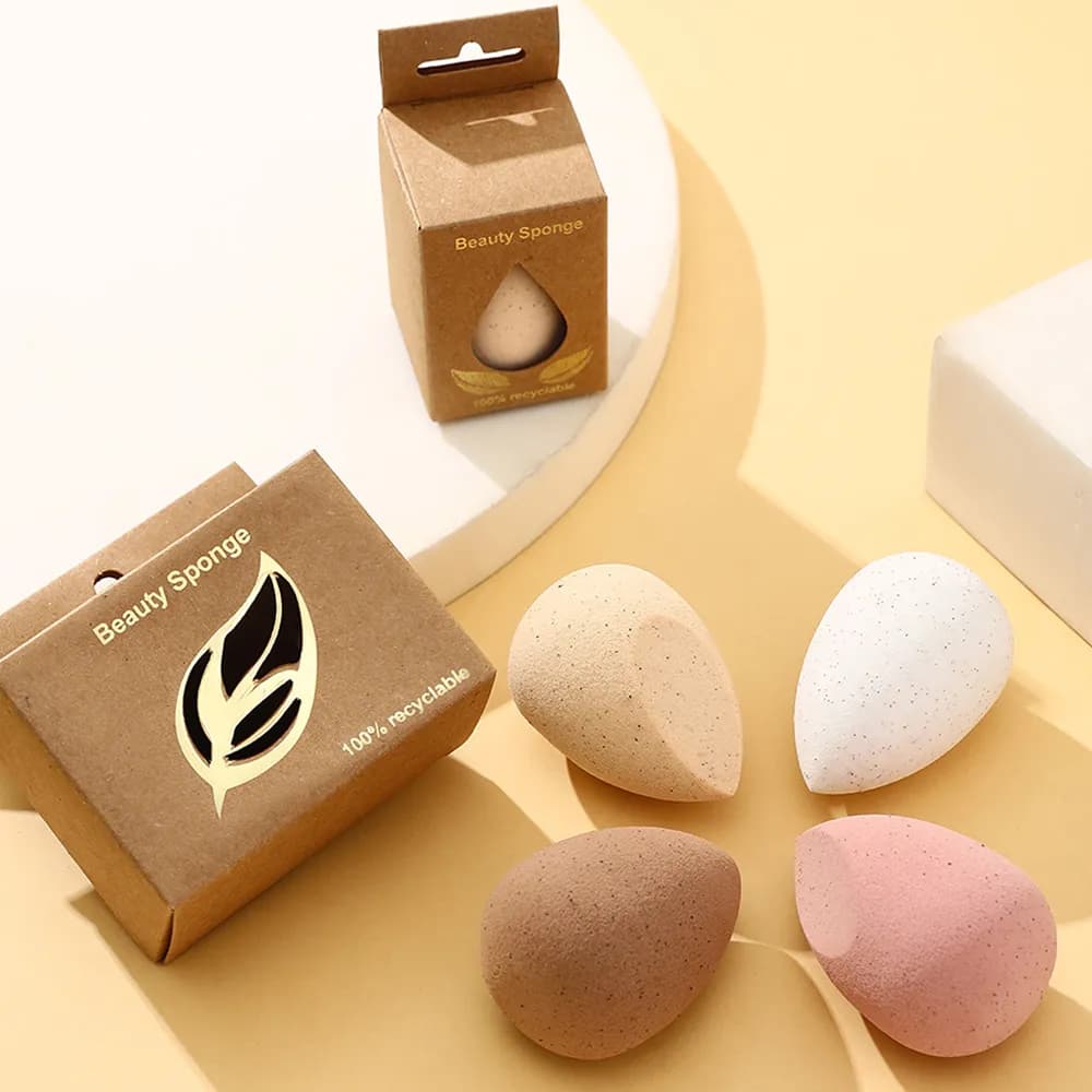 1Set Biodegradable Makeup Sponge
