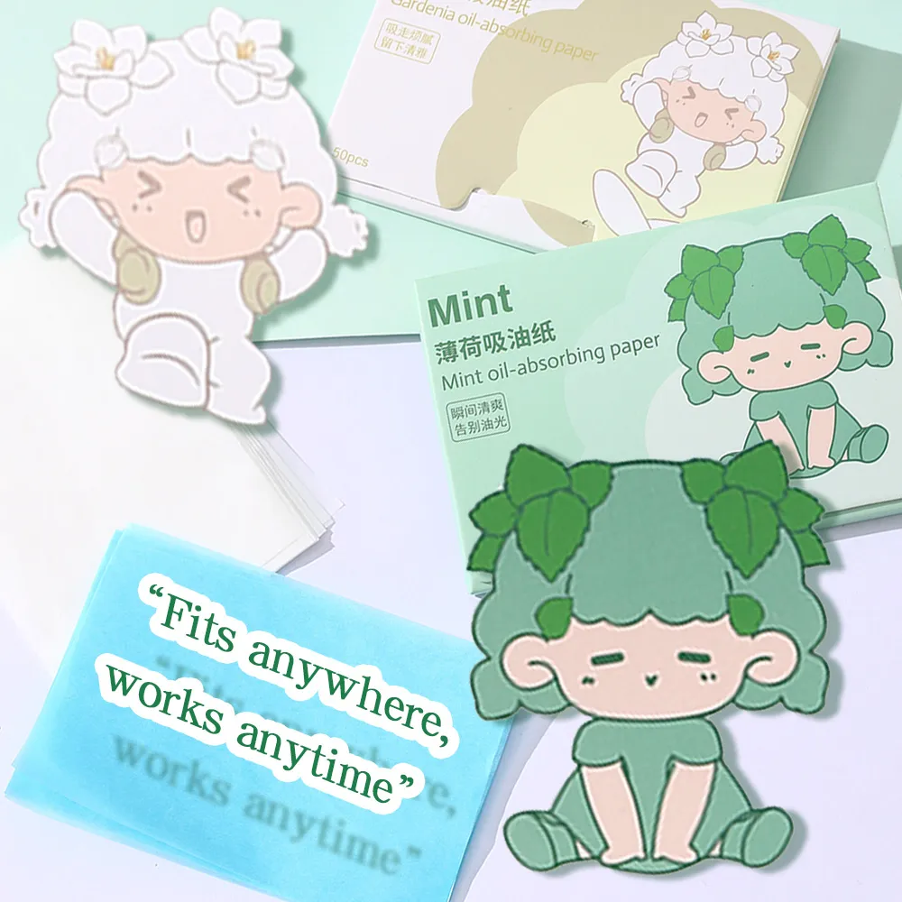 Oil Blotting Paper For Face – Portable Oil Absorbing Sheets For Oily Skin, Shine detail image 4
