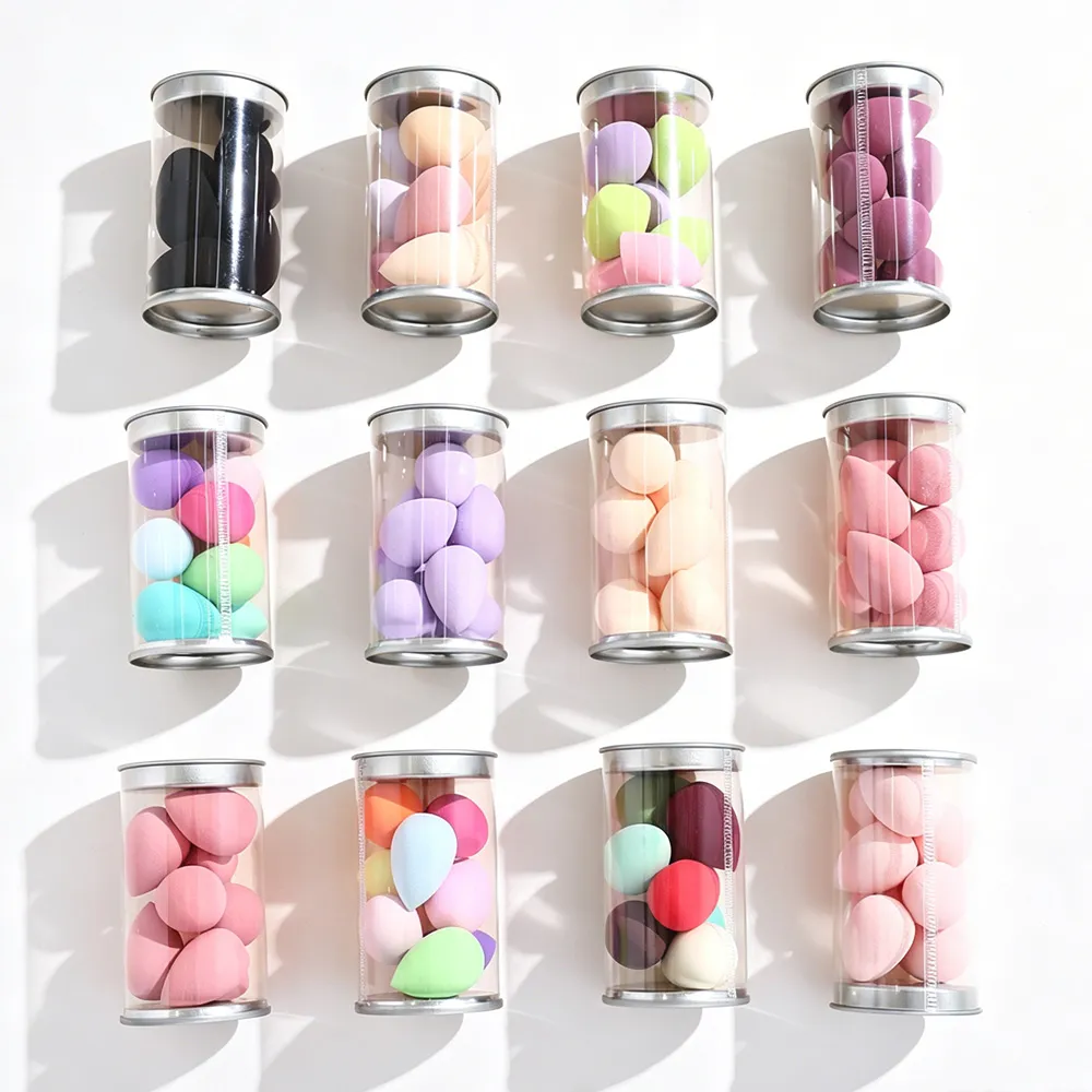 8Pcs Mini Latex Free Makeup Sponge Set
