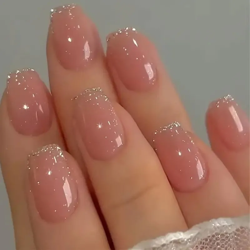 24pcs Glossy Short Ballerina Press detail image 2