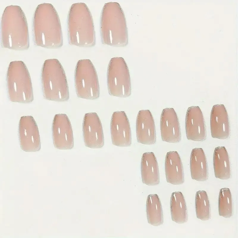 24pcs Glossy Short Ballerina Press detail image 3