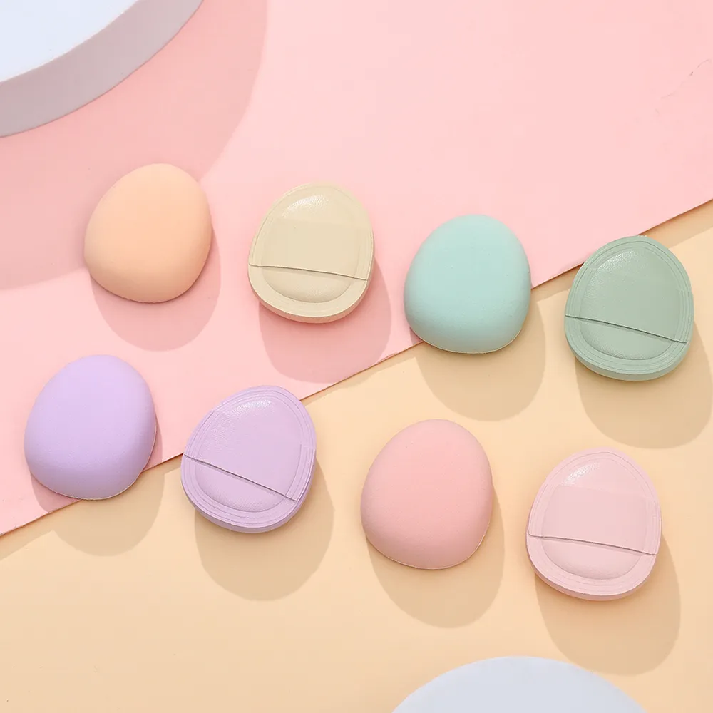8Pcs Mini Finger Puff Makeup Sponge Set