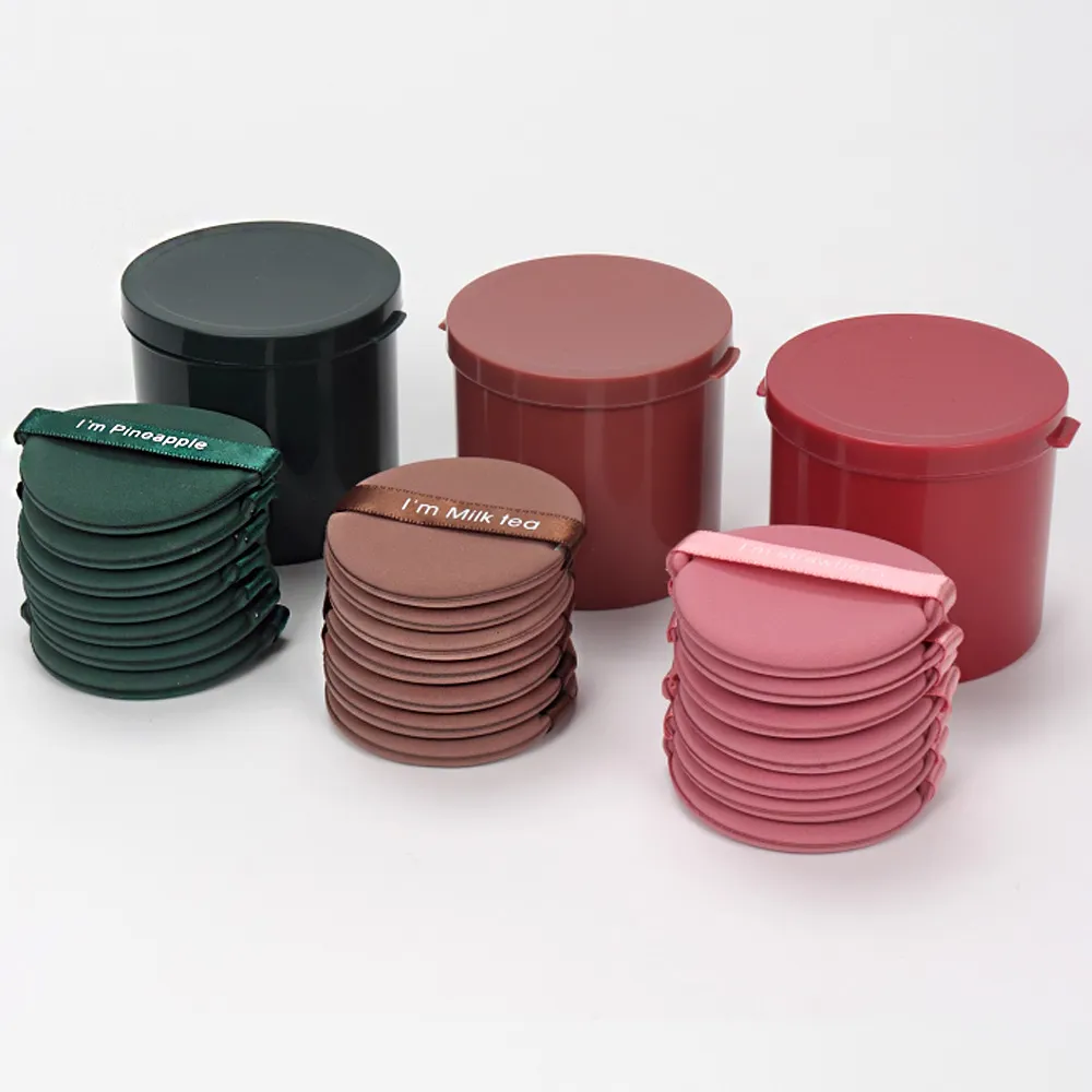 1PC Candy Gift Box Makeup Puff Set Soft Face Powder Sponges