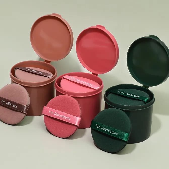 7pcs/set Makeup Sponge Puff Set with Storage Box