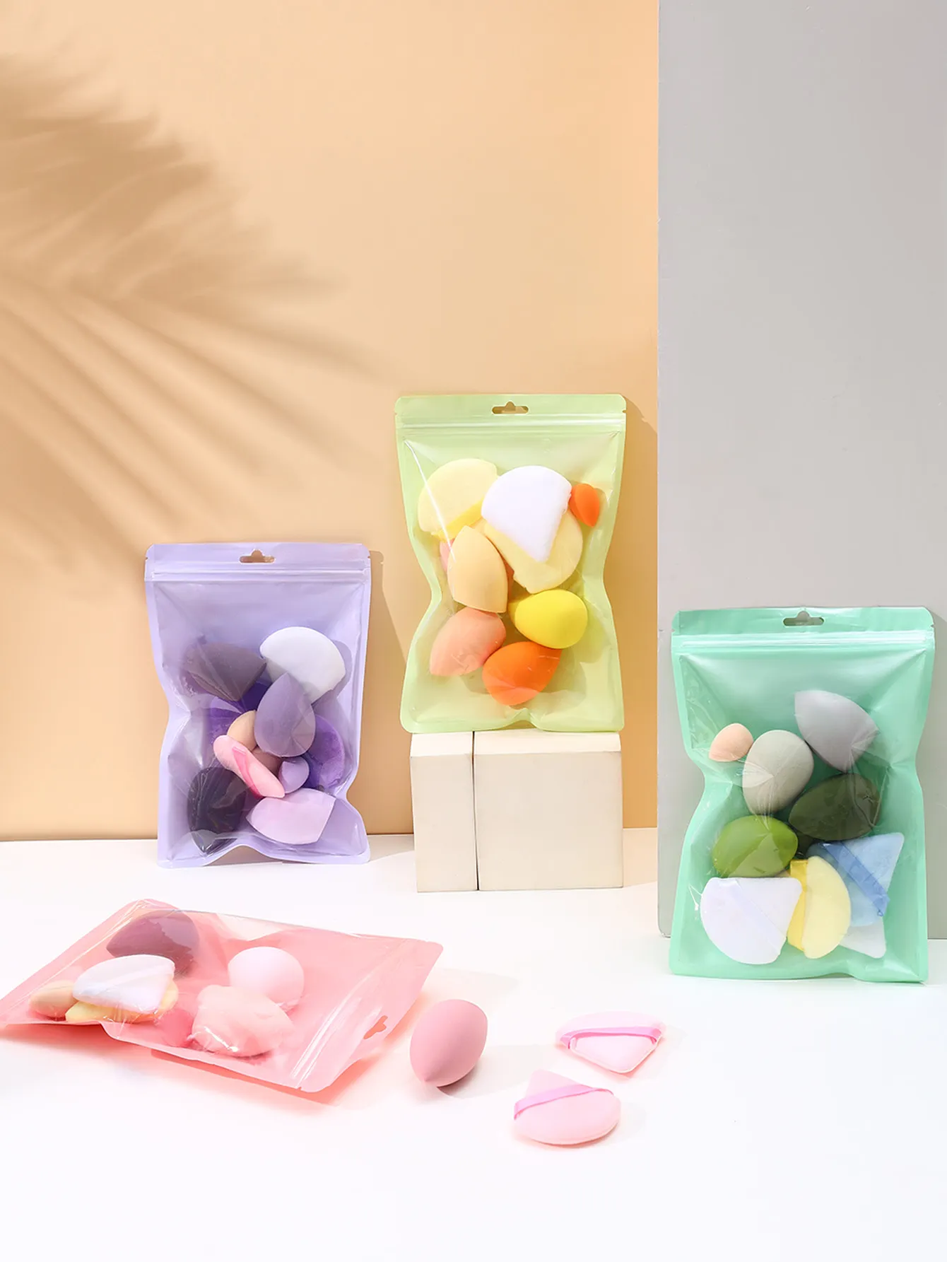 11pcs Makeup Sponge & Puff Set, Includes Large & Mini Sponges detail image 6